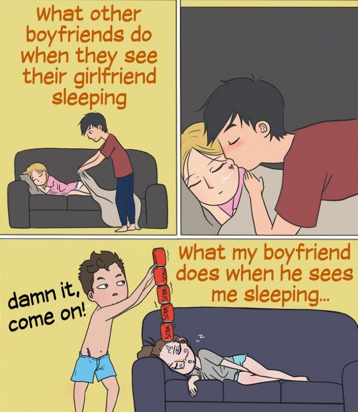 30 Hilariously Cute Relationship Comics And You Will Recognise Your Relationship In These Page 