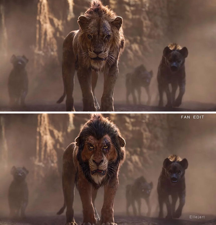 Artists Gave The New Lion King Characters Old School ...