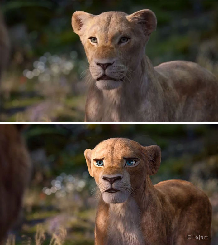Artists Gave The New Lion King Characters Old School Makeovers And Now