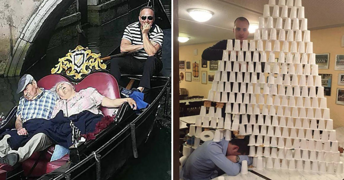 35 People Who Were Caught Sleeping In Extremely Positions